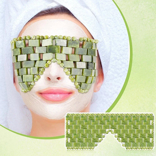 Antifaz Frío De Jade Para Ojos Cansados Y Ojeras