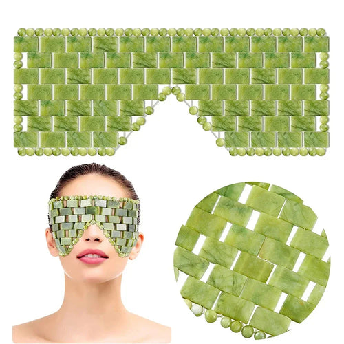 Antifaz Frío De Jade Para Ojos Cansados Y Ojeras